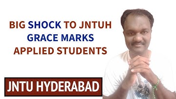 BIG SHOCK TO JNTUH GRACE MARKS APPLIED STUDENTS #jntuh
