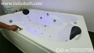 6 Feet by 4 Feet Fully Loaded Bathtub | Indusbath | Ghaziabad | #indusbath #jacuzzi #bathtub