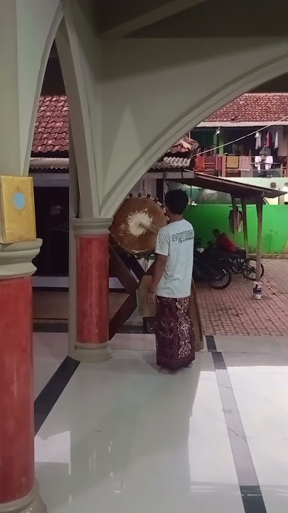 Suara bedug masjid Al Arof Gedog Blitar