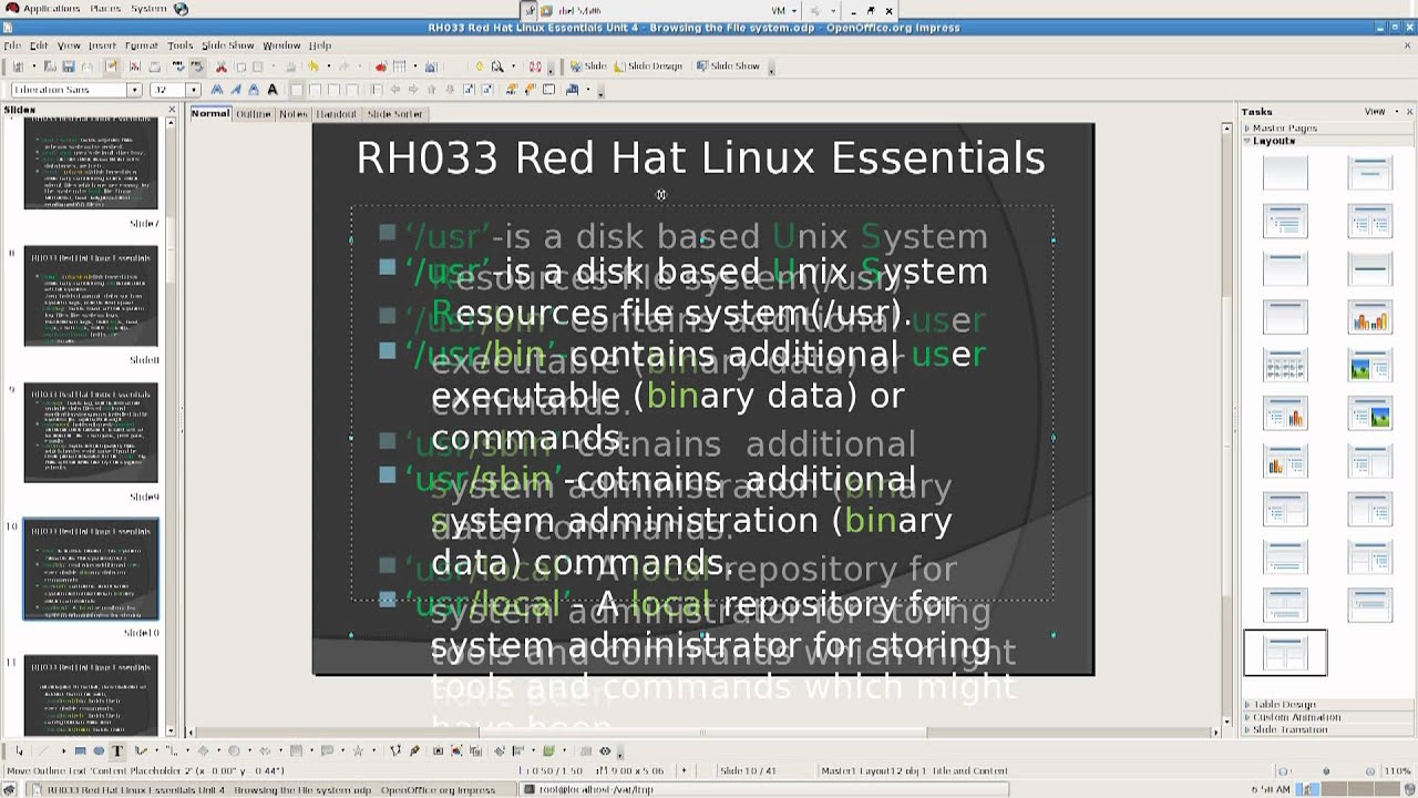 RH033 Red Hat Linux Essentials Unit 4 - Browsing the File system-05.mp4 ...