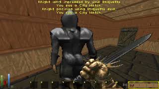 Daggerfall: Halt! You are under arrest for criminal conspiracy.