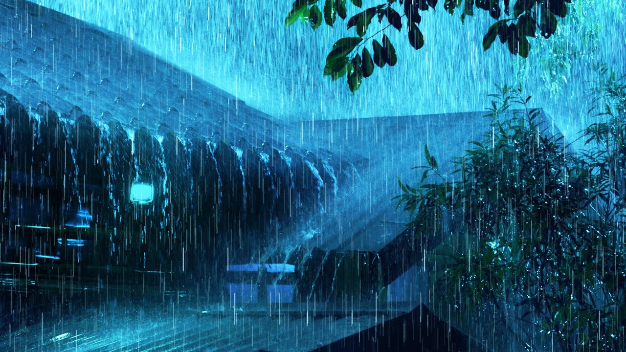 Sonidos de Lluvia y Truenos Durante Toda la Noche para Dormir ...