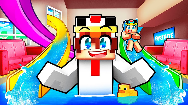 J'ai construit un PARC AQUATIQUE Secret dans ma Maison sur Minecraft !