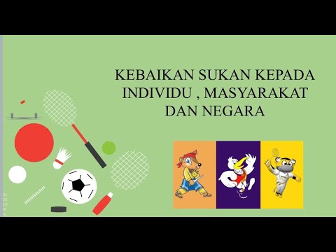 Kebaikan Sukan Kepada Individu Masyarakat Dan Negara Youtube