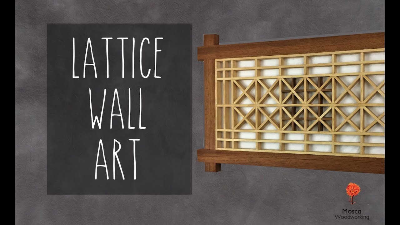 lattice wall decor