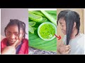 DIY I use aloe Vera gel and oil to grow back my hair in three months