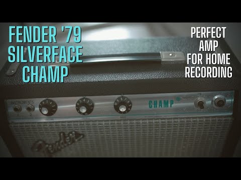 Fender 1979 Silverface Champ - Is this the Best Home Amp? - YouTube