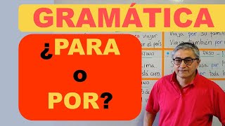 ¿Para o Por? Diferencias entre las preposiciones 'para' y 'por'