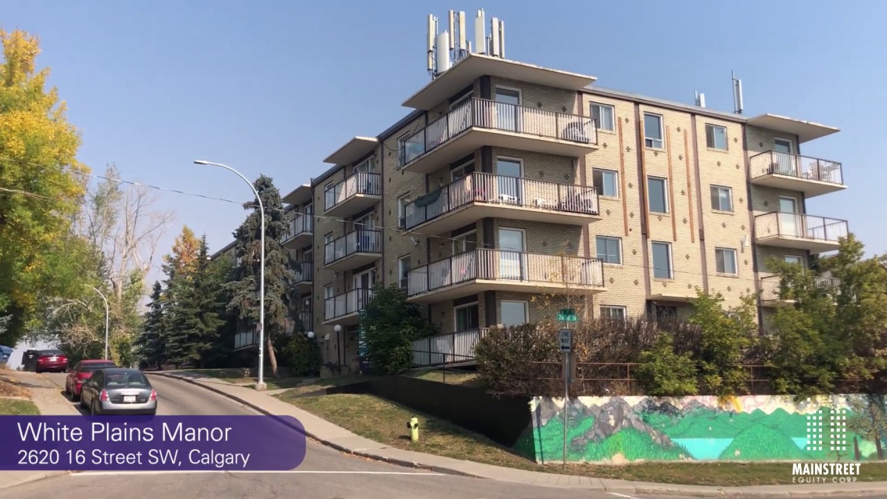 White Plains Manor in Calgary Bankview Apartments For Rent Mainstreet Equity Corp. YouTube