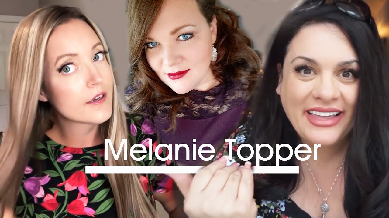 Melanie Collection: Large Base Size Human Hair Mono Topper