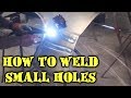 MIG WELDING | How To Weld Small Holes