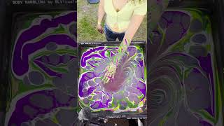 Body Marbling Aerial Paint Tank View by BLVisuals at Rowan University 2024