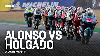 Tension raises in the unpredictable Moto3™  last lap!  | 2024 #FrenchGP