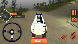 Offroad hill side oil tanker transporter cargo - android gameplay #androidgameplay screenshot 2