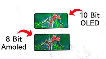 10 Bit OLED vs 8 Bit Amoled Display Comparison which is Best Can you Spot the difference