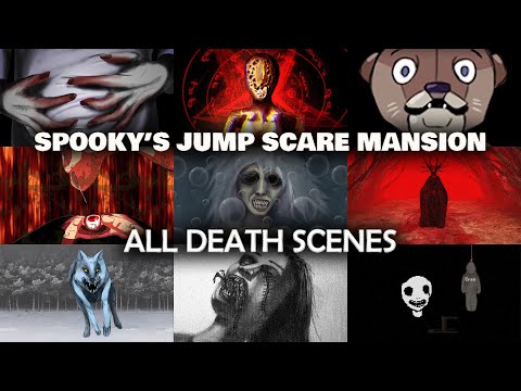 ALL DEATH SCENES in Spooky's Jump Scare Mansion (Story & Endless Mode)