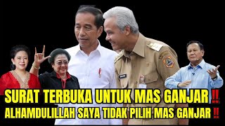 Surat Terbuka Untuk Mas Ganjar !!