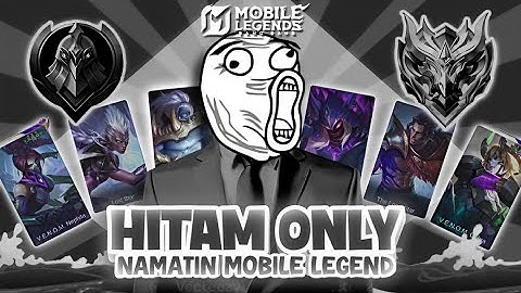 Naming Mobile Legend But Only Black