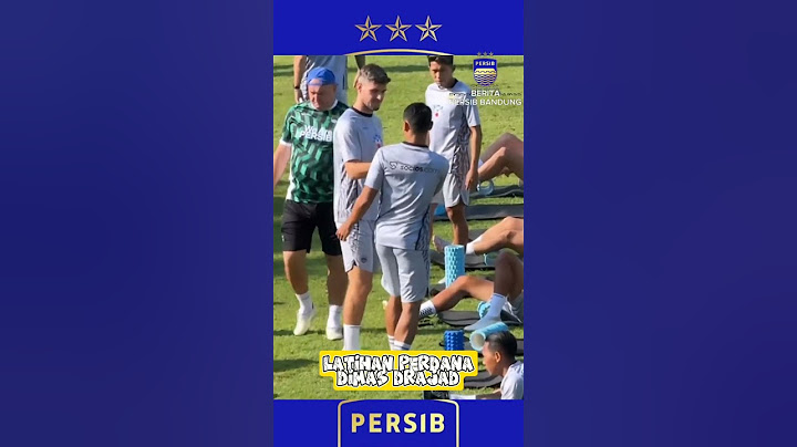 LATIHAN PERDANA DIMAS DRAJAD #pemainbarupersib #dimasdrajad #capcut