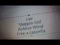 CUE! - Steppin&#39; Girl - Airblue Wind Free a cappella フリーアカペラ