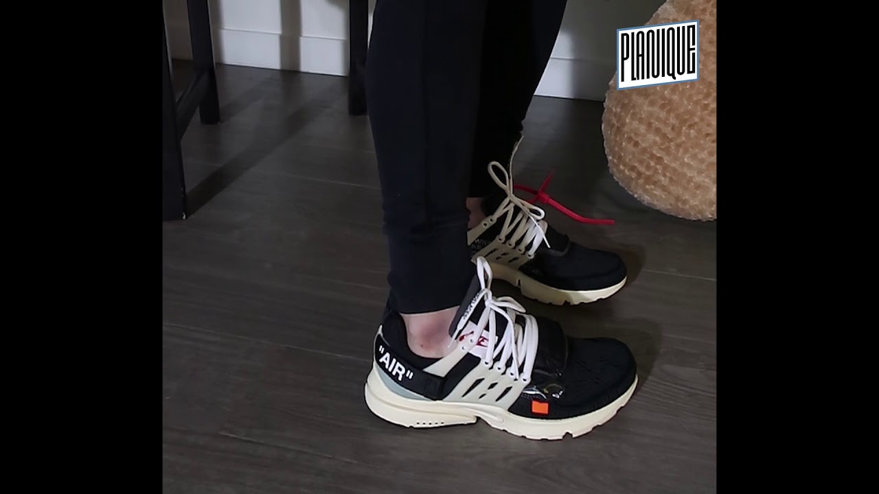nike presto off white on feet