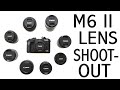 Canon M6 Mark II - Lens Sharpness Test | 11-22mm, 15-45mm,18-55mm, 55-200mm, 22mm, 32mm, 40mm, 50mm!