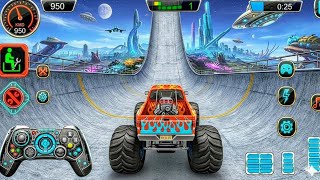 Monster Truck Mega Ramp Impossible Driver - Mega Ramp Car Stunt Master Simulator - Android Gameplay screenshot 2