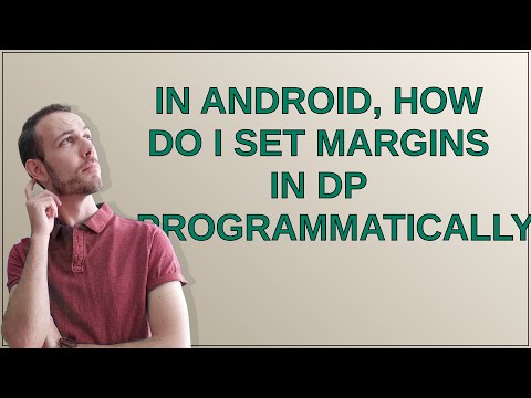 In Android, how do I set margins in dp programmatically?