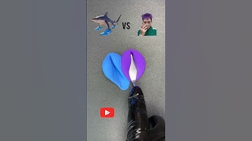 Blue Cross + Squid Game do you like Italian Brainrot? #colormixing #italianbrainrot #satisfying