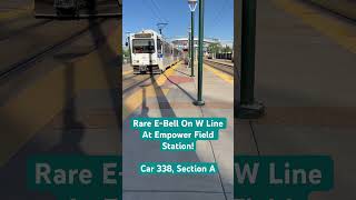 Rare E-Bell On RTD’s W Line At Empower Field Station! ​⁠#denver #rtd