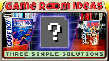 Three New, Easier Game Boy Game Display Solutions | Game Room Ideas