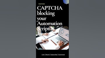 Handling CAPTCHA using Selenium, follow these 3 Tips. #coding #javaprogramming #selenium #javascript
