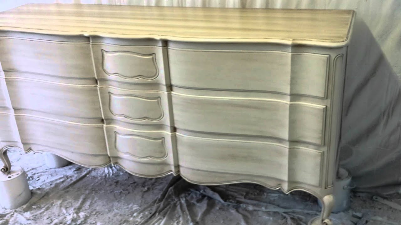 Painting Shabby Chic Furniture Start to Finish Part 17 YouTube