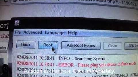 How to root stock Android 2.3.3 on X10