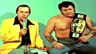 Superbowl Of Wrestling: Gordon Solie Interviews Harley Race (January 25th, 1978) @The Orange Bowl