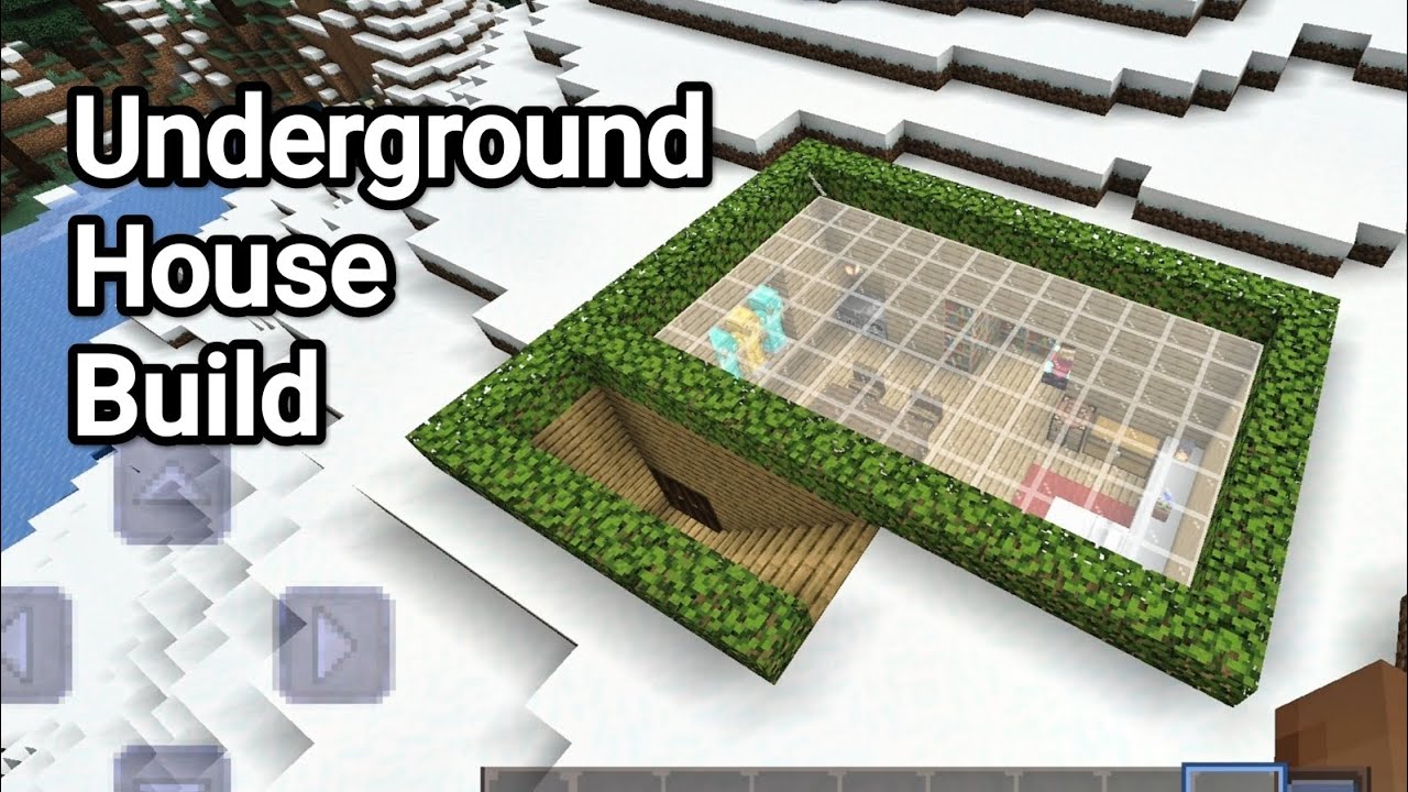 Snow Base Minecraft Design Building an Underground House in Minecraft ⛏️ ️ | Modern Snow Base ...