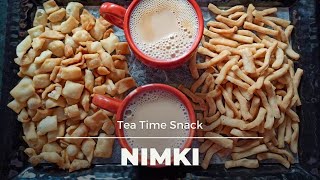 Nimki | Crispy Namkeen Recipe | घर पर बनाए कुरकुरे नमकीन | Tea Time Snack