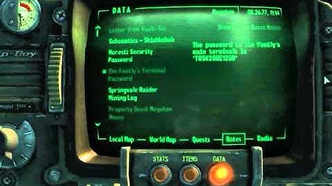 Fallout 3 Walkthrough - Pip Boy and Terminal #13 - TFTP