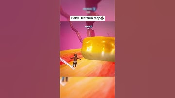 Baby Deathrun Map In Fortnite 👶 #shorts