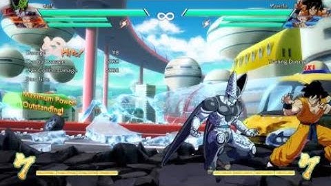 DRAGON BALL FighterZ Cell corner loop