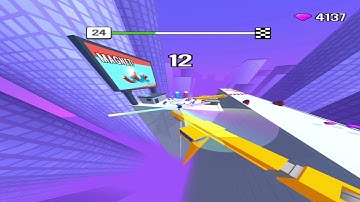 Roof Rails Level 24 - gameplay (ios android) walkthrough all levels