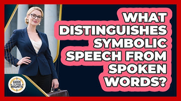 What Distinguishes Symbolic Speech From Spoken Words?