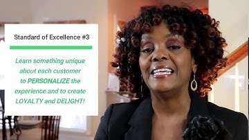 Standard #3 - Personalizing the Customer Experience
