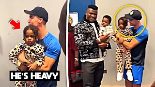 Cristiano Ronaldo met Francis Ngannou & his Family after Match ?❤️