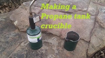 Making a Propane Tank Crucible Easily and Safely
