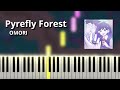 Pyrefly forest  cats cradle  omori ost piano tutorial
