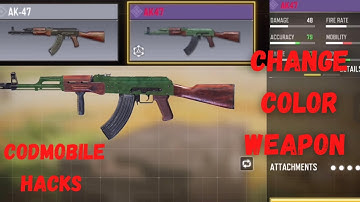 HOW TO CHANGE COLOR TEXT WEAPON LOADOUT | CALLOFDUTYMOBILE| CODMobile | CODM | SEASON 13 | S13