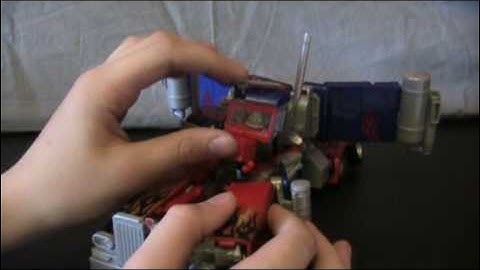Transformers Revenge Of The Fallen leader Optimus Prime Review Part 1 of 2