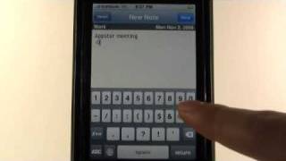 iPhone apps - Notebook