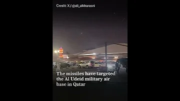 Iran Launches Missile Attack On US Base 